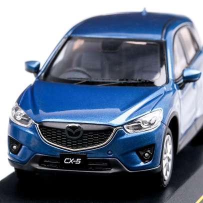 Mazda CX-5 RHD 2013, macheta auto, scara 1:43, albastru metalizat, First 43 Models