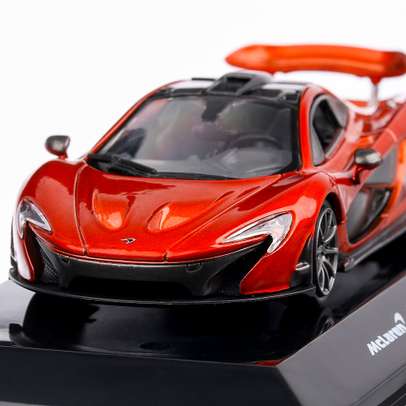 McLaren P1 2013, macheta auto, rosu, scara 1:43, Magazine Models