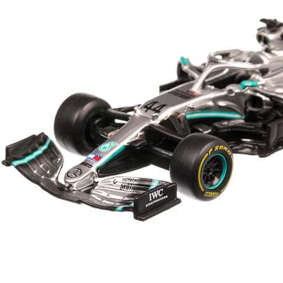 Mercedes AMG W10 EQ Power+,  F1, #44, L.Hamilton, 2019 , scara 1:43, negru cu gri si bleu, Burago