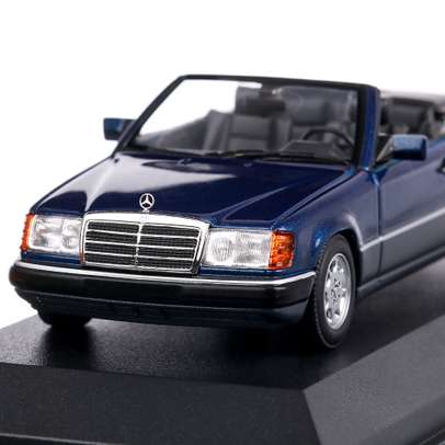 Mercedes-Benz 300 CE - 24 (A 124) Cabriolet 1991, macheta auto, scara 1:43, albastru inchis, Maxichamps