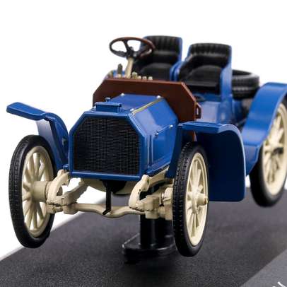 Mercedes Benz 40hp Simplex 1902, macheta auto, albastru, scara 1:43, Magazine Models