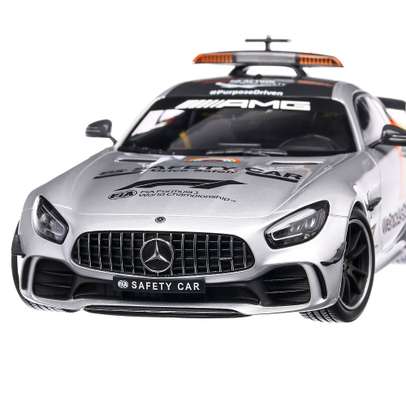 Mercedes-Benz AMG GT-R C190 Safety car F1  2020, macheta auto, scara 1:18, gri, Minichamps-3