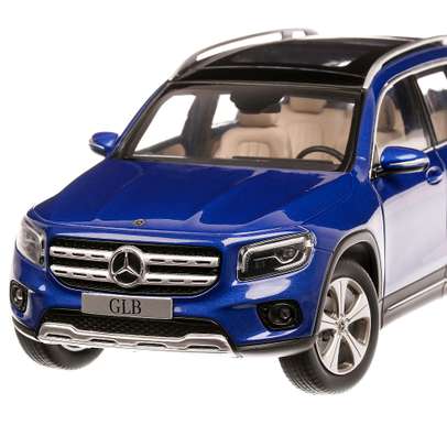 Mercedes-Benz GLB (X247) 2019, macheta  auto, scara 1:18, albastru metalizat, Z Models
