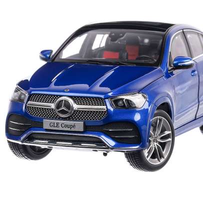 Mercedes Benz GLE Coupe (C167) 2020, macheta auto, scara 1:18, albastru, iScale