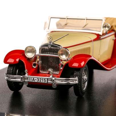 Mercedes-Benz Mannheim 370S 1932 , macheta auto, scara 1:43, bej cu rosu, Neo