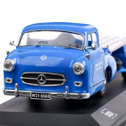 Mercedes-Benz Racing Car Transporter * The blue wonder* 1955, macheta auto scara 1:43, albastru, IXO