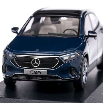 Mercedes EQA (H243) 2021, macheta auto scara 1:43, albastru inchis, Herpa