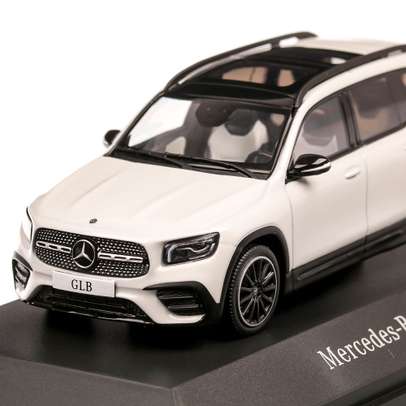 Mercedes GLB (X247) 2019, macheta auto, scara 1:43, alb metalizat, Spark
