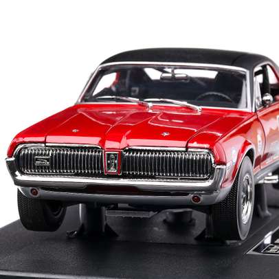 Mercury Cougar 1967 Racing 2012  #21 M.Beaulieu, macheta auto, scara 1:18, rosu cu negru, Sun Star