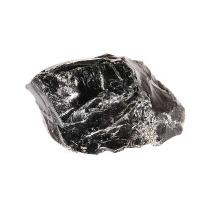 Mineralele pamantului nr.12 - Obsidian negru-4