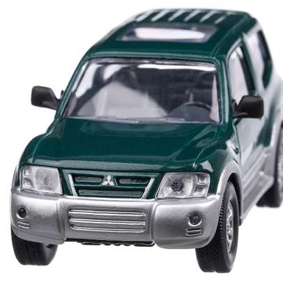 Mitsubishi Pajero 2009, macheta suv scara 1:43, verde, Magazine Models