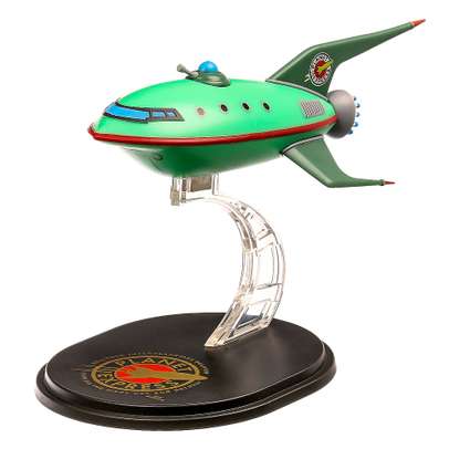 Modelul navei Futurama Planet Express Q 2016 macheta nava, verde, Atlas