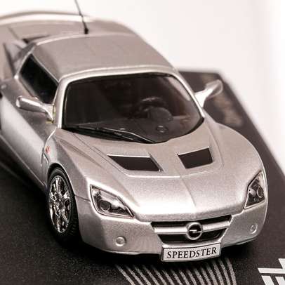 Opel Speedster 2003, macheta auto, scara 1:43, argintiu, Magazine Models-6