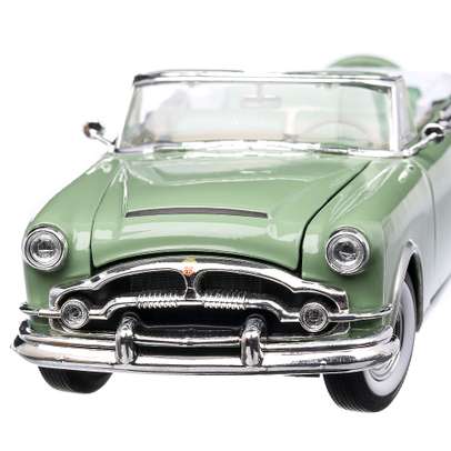 Packard Caribbean 1953, macheta auto, scara 1:28, verde, Welly