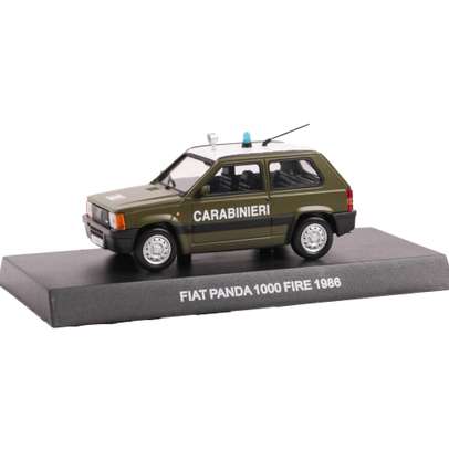 Fiat Panda 1000 Fire Carabinieri 1986, macheta auto scara 1:43, verde olive mat, Magazine Models