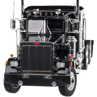 Peterbilt 359 1967, macheta camion, scara 1:18, negru, Road Kings