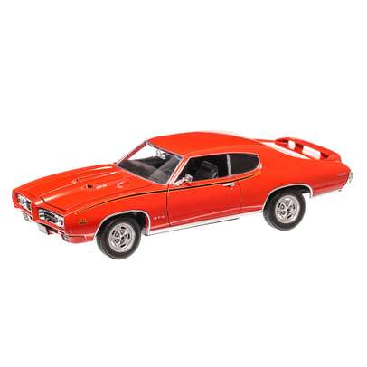 Pontiac GTO 1969, macheta auto, scara 1:24, portocaliu, Welly