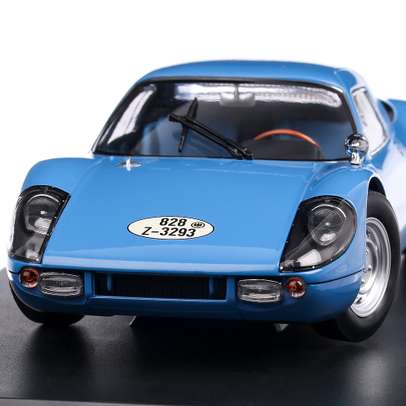 Porsche 904 1964, macheta auto, scara 1:18, albastru, Norev-3