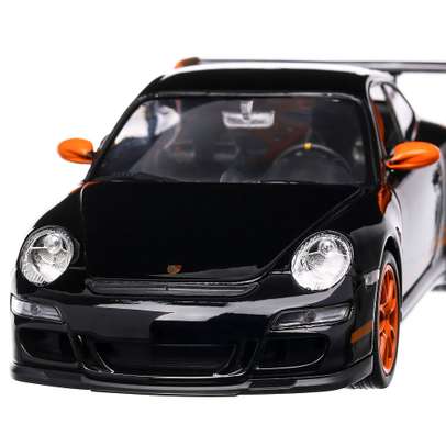 Porsche 911 GT3 RS (997) 2010, macheta auto, scara 1:24, negru, Welly