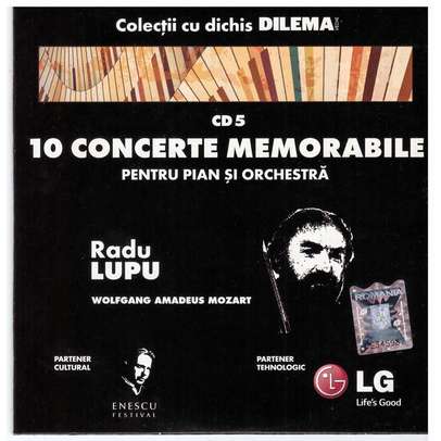 Colectii cu dichis Dilema Veche - 10 concerte memorabile - Radu Lupu CD 5