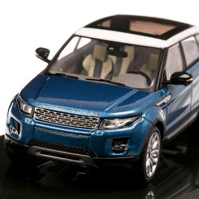 Range Rover Evoque 5 usi 2017, macheta auto, scara 1:43, albastru, Dealer