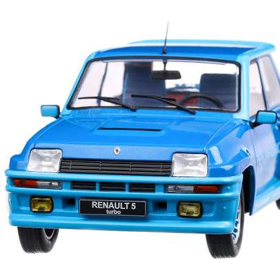 Renault 5 Turbo 1 1981, scara 1:18, albastru metalizat, Ixo