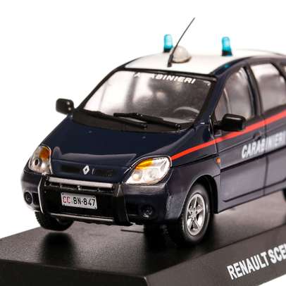 Renault  Scenic RX4 Carabinieri 2003, macheta auto, scara 1:43, albastru inchis, Magazine models