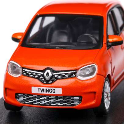 Renault Twingo Electric Vibes 2021, macheta auto, scara 1:43, portocaliu, Norev-2