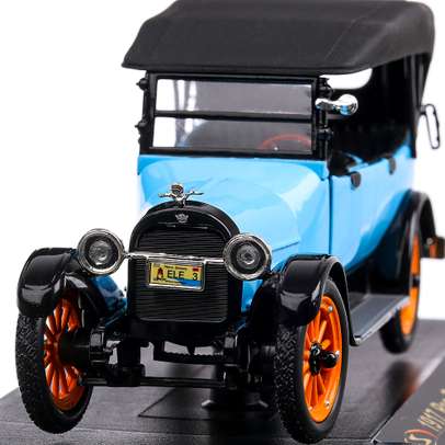 Reo Touring 1917, macheta auto, scara 1:32, bleu cu negru, Signature Models
