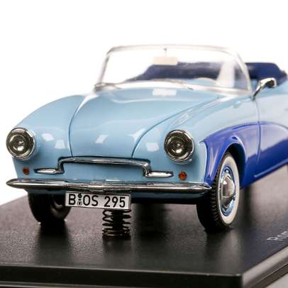 Rometsch Lawrence Convertible 1957, macheta  auto, scara 1:43, bleu, BoS-Models