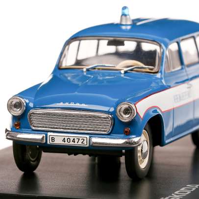 Skoda 1202 Verejna Bezpecnost Cehia 1964, macheta  auto, scara 1:43, albastru, Abrex