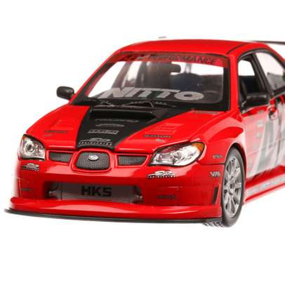 Subaru Impreza APR Performance 2014, macheta auto, scara 1:24, rosu, Welly