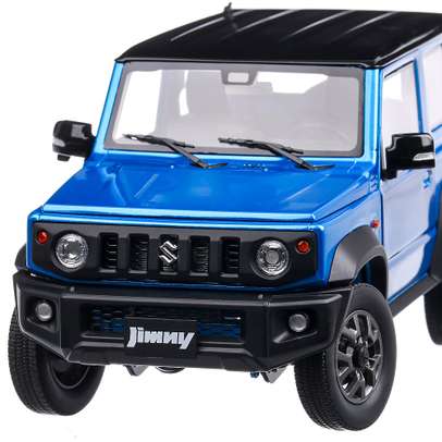 Suzuki Jimny JB64 LHD 2019, macheta auto  scara 1:18, albastru, BM Creations