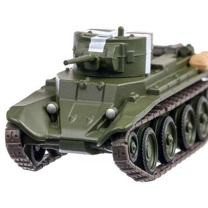 Tanc BT-7 1940, macheta vehicul militar, scara 1:72, verde, Magazine Models