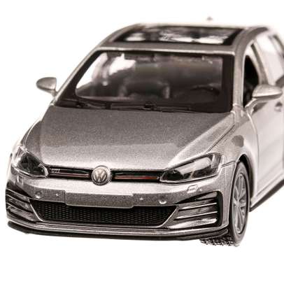 Volkswagen Golf GTI 2016, macheta auto, scara 1:43, argintiu, Maisto
