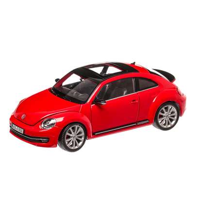 Volkswagen New Beetle 2012, macheta auto, scara 1:24, rosu, Welly