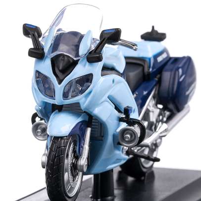 Yamaha FJR 1300A Politia SUA 2018, macheta motocicleta, scara 1:18, alb cu albastru, Maisto