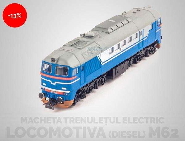 Surprize Eaglemoss! Locomotiva diesel M62 si panoul de comanda din Colectia Trenuletul electric
