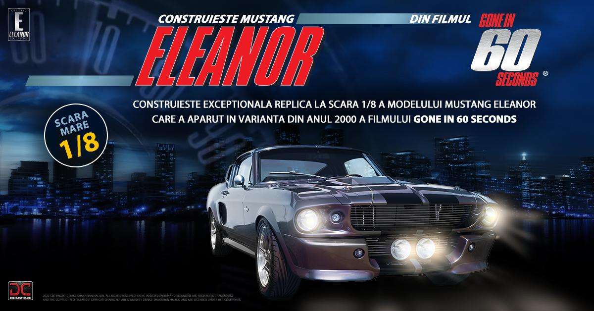 De la film la realitate sub forma de macheta construibila: Mustang Eleanor