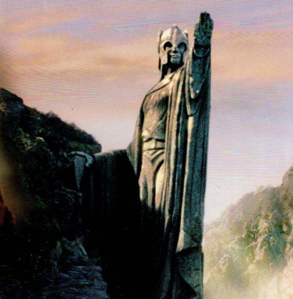 Argonath - Isildur. Colectia de piese de sah "Lord of The Rings" nr.58
