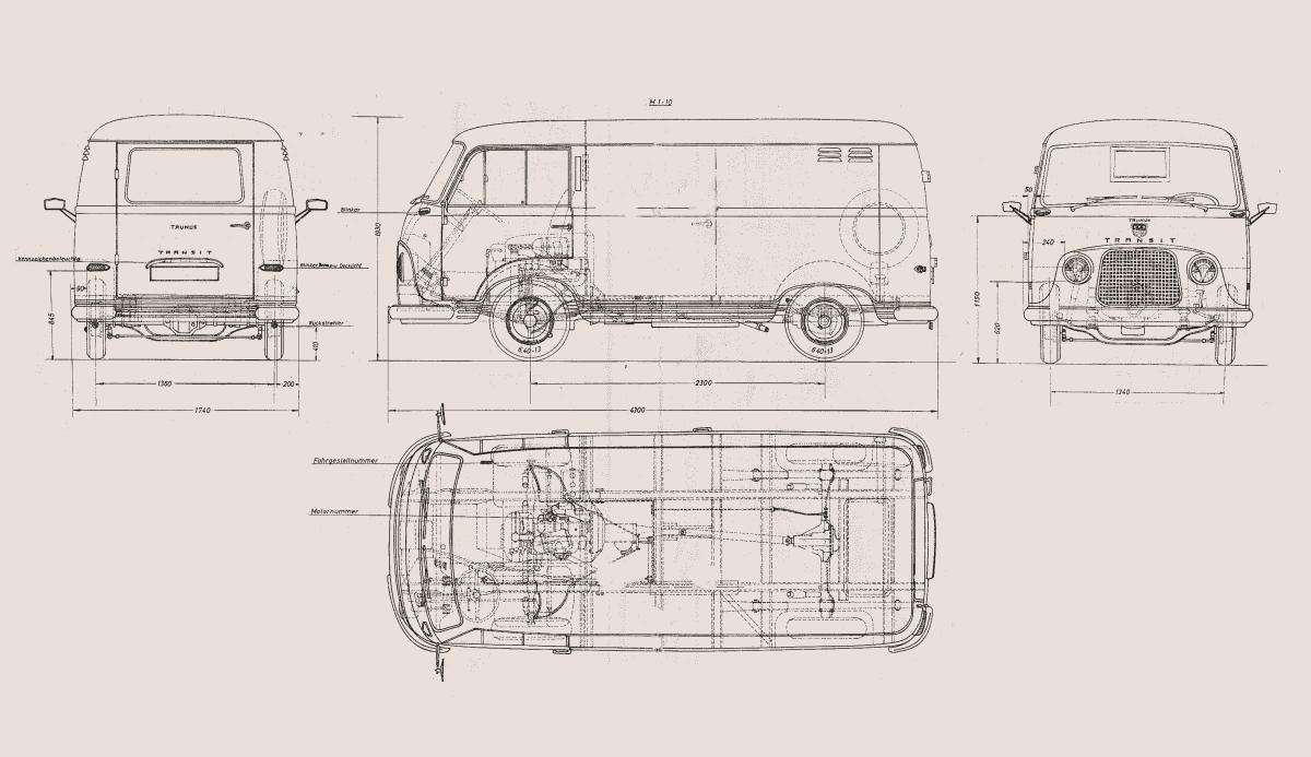 Un model auto destinat transportului de marfa cu istorie lunga: Ford Transit