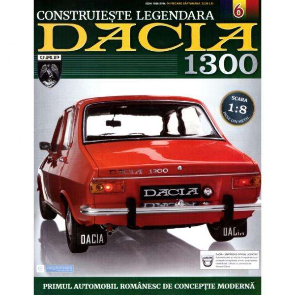 Legendara Dacia 1300 Kit 1:8 Eaglemoss - astazi montajul pieselor aparute in numarul 6